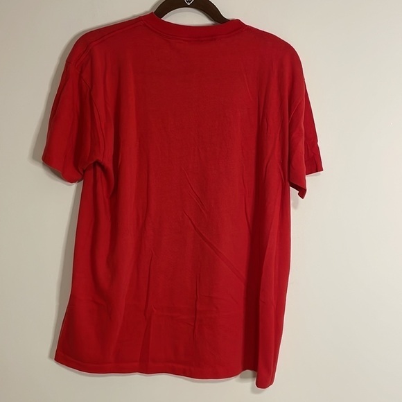 VTG Sportswear 90s Chicago Bulls Tee Single Stitch T-Shirt Med Red 80 Basketball - Picture 10 of 16
